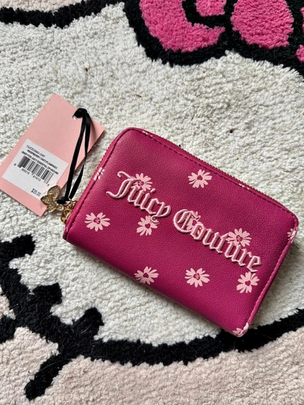 Juicy Couture Daisy Essential Zip Around Wallet Pink
